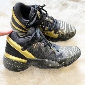 Adidas DON Issue 2 Donovan Mitchell Black & Gold Low Top Sneakers Men’s Size 7.5 adidas | Shoes | Adidas Don Issue 2 Donovan Mitchell Black  main image 3